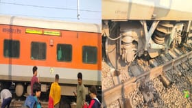 Video: ಒಡಿಶಾದಲ್ಲಿ ಹಳಿ ತಪ್ಪಿದ ಚೆನ್ನೈ ಸೆಂಟ್ರಲ್ ಎಕ್ಸ್​​​ಪ್ರೆಸ್ ರೈಲು