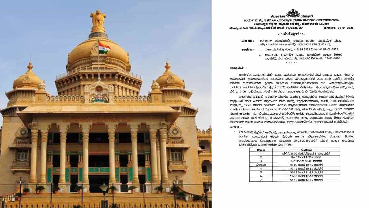 ಕರ್ನಾಟಕದ ಉರ್ದು ಪ್ರಾಥಮಿಕ ಹಾಗು ಪ್ರೌಢ ಶಾಲೆ ಅವಧಿ ಬದಲಾವಣೆ, ಕಾರಣವೇನು?