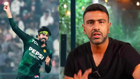 ಪಾಕ್ ಬೌಲರ್ ಪರ ಅಶ್ವಿನ್ ಬ್ಯಾಟಿಂಗ್