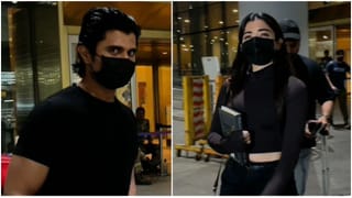 ಮದುವೆಗೂ ಮುನ್ನ ಮ್ಯಾಚಿಂಗ್ ಡ್ರೆಸ್ ಹಾಕಿ ಮುಂಬೈನಿಂದ ಹಾರಿದ ವಿಜಯ್-ರಶ್ಮಿಕಾ