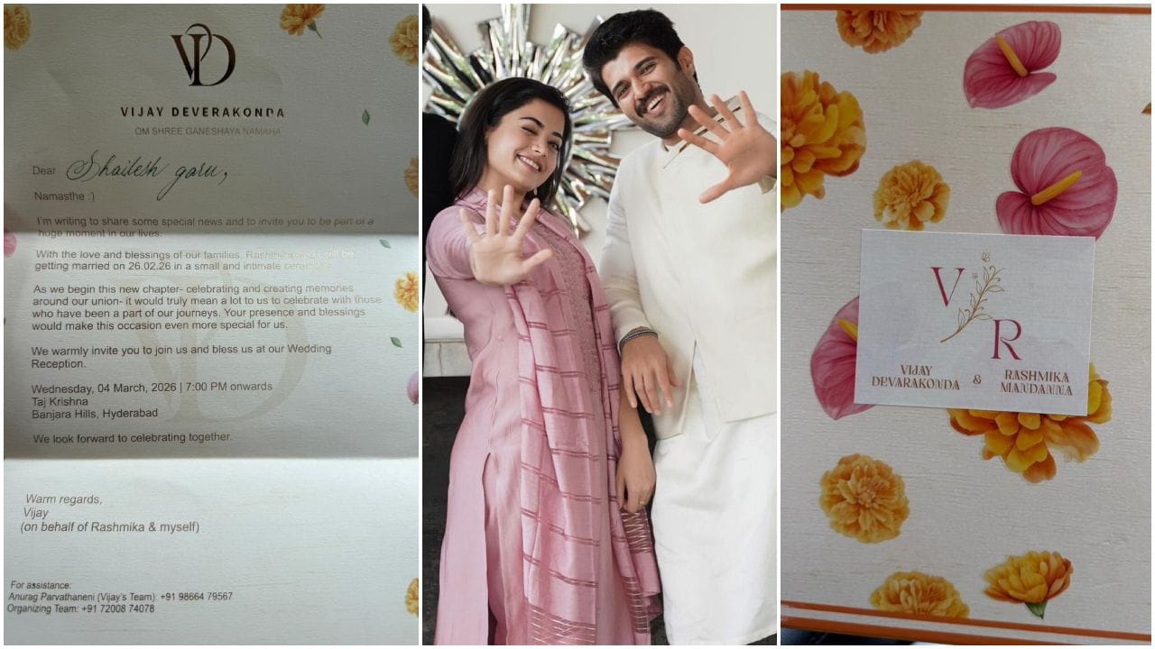 ವೈರಲ್ ಆಯ್ತು ವಿಜಯ್ ದೇವರಕೊಂಡ-ರಶ್ಮಿಕಾ ವೆಡ್ಡಿಂಗ್ ಕಾರ್ಡ್ ವೈರಲ್ ಆಯ್ತು ವಿಜಯ್ ದೇವರಕೊಂಡ-ರಶ್ಮಿಕಾ ವೆಡ್ಡಿಂಗ್ ಕಾರ್ಡ್