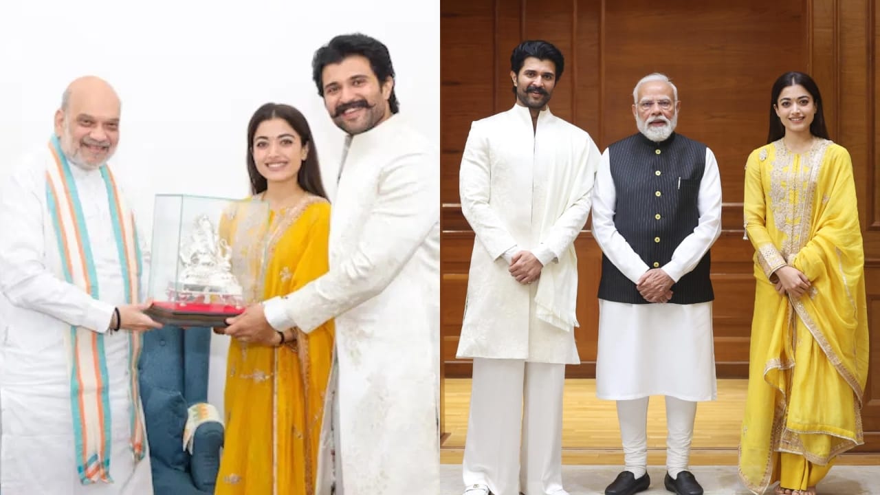 ಮದುವೆ ಬಳಿಕ ಪ್ರಧಾನಿ ಮೋದಿಯ ಭೇಟಿಯಾದ ರಶ್ಮಿಕಾ ಮಂದಣ್ಣ-ವಿಜಯ್ ದೇವರಕೊಂಡ: ಚಿತ್ರಗಳು