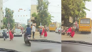 Video: ಮಗನ ಕ್ಲಾಸ್ ಮಿಸ್ ಆಗುತ್ತೆ ಎಂದು ಸ್ಕೂಲ್ ಬಸ್ ಹಿಂದೆ ಓಡಿದ ತಾಯಿ, ವೈರಲ್‌ ಆಯ್ತು ದೃಶ್ಯ