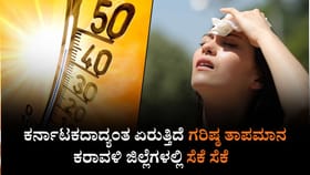 ಕರ್ನಾಟಕದಾದ್ಯಂತ ಏರುತ್ತಿದೆ ಗರಿಷ್ಠ ತಾಪಮಾನ, ಕರಾವಳಿ ಜಿಲ್ಲೆಗಳಲ್ಲಿ ಸೆಕೆ