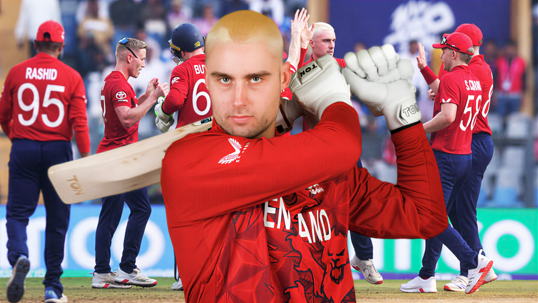 ಟಿ20 ವಿಶ್ವಕಪ್​​ನ 5ನೇ ಪಂದ್ಯದಲ್ಲಿ ನೇಪಾಳ ವಿರುದ್ಧ ಇಂಗ್ಲೆಂಡ್ ತಂಡ ರೋಚಕ ಜಯ ಸಾಧಿಸಿದೆ. ಅದು ಸಹ ಕೇವಲ 4 ರನ್​​​​ಗಳ ಅಂತರದಿಂದಓ ಈ ಪಂದ್ಯದಲ್ಲಿ ಟಾಸ್ ಗೆದ್ದು ಮೊದಲು ಬ್ಯಾಟ್ ಮಾಡಿದ ಇಂಗ್ಲೆಂಡ್ ಪರ ಜೇಕಬ್ ಬೆಥೆಲ್ 35 ಎಸೆತಗಳಲ್ಲಿ 55 ರನ್ ಬಾರಿಸಿದ್ದರು.