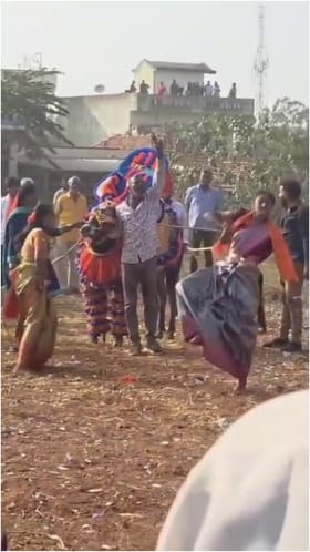 ಜಲ್ಲಿಕಟ್ಟು ರಾಸು ಜೊತೆ ತೊಡೆತಟ್ಟಿ ಹೆಣ್ಮಕ್ಕಳ ಸವಾಲ್