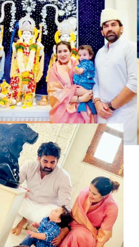 ಪತ್ನಿಯೊಂದಿಗೆ ರಾಮ ಮಂದಿರಕ್ಕೆ ಭೇಟಿ ನೀಡಿದ ಝಹೀರ್ ಖಾನ್