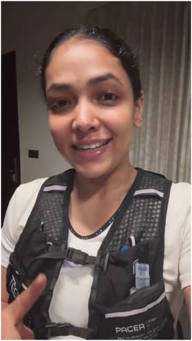 21 ಕಿಮೀ ಓಡಿದ ಅನುಪಮಾ ಗೌಡ