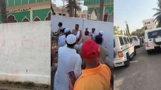 ಕಲ್ಲು ತೂರಾಟ ಬೆನ್ನಲ್ಲೇ ಬಾಗಲಕೋಟೆಯಲ್ಲಿ ಮತ್ತೊಂದು ವಿವಾದ: ಮಸೀದಿ ಕಾಂಪೌಂಡ್‌ ಮೇಲೆ ಮಗನಿಂದ ಜೈ ಶ್ರೀರಾಮ್‌ ಬರಹ ಬರೆಸಿದ ತಂದೆ