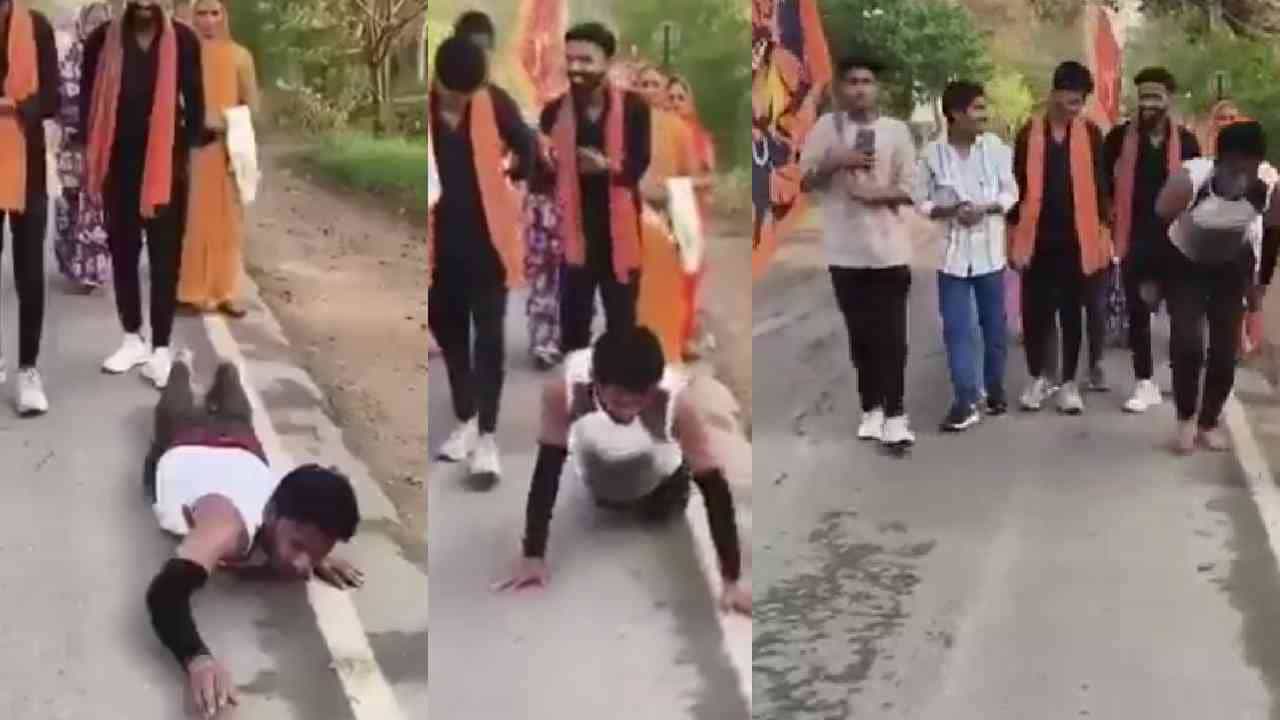 ಡಿವೋರ್ಸ್ ಬಳಿಕ 9 ಕಿ.ಮೀ ದೀಡ ನಮಸ್ಕಾರ ಹಾಕಿ ದೇವರಿಗೆ ಥ್ಯಾಂಕ್ಸ್ ಹೇಳಿದ ಯುವಕ! ವಿಡಿಯೋ ವೈರಲ್ ಡಿವೋರ್ಸ್ ಬಳಿಕ 9 ಕಿ.ಮೀ ದೀಡ ನಮಸ್ಕಾರ ಹಾಕಿ ದೇವರಿಗೆ ಥ್ಯಾಂಕ್ಸ್ ಹೇಳಿದ ಯುವಕ! ವಿಡಿಯೋ ವೈರಲ್