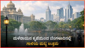 ಥ್ಯಾಂಕ್ ಯು ಮಳೆರಾಯ: ನಿನ್ನ ಕೃಪೆಯಿಂದ ಬೆಂಗಳೂರಿನಲ್ಲಿ ಗಾಳಿಯ ಮಟ್ಟ ಉತ್ತಮ