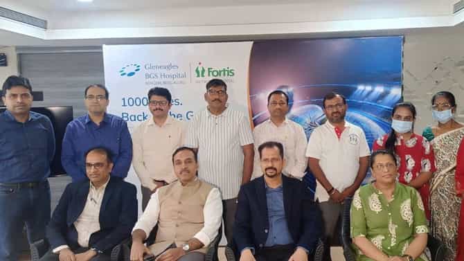 1000 ಮೂತ್ರಪಿಂಡ ಕಸಿ ಸಾಧನೆ:‘ಗ್ಲೆನೀಗಲ್ಸ್ ಬಿಜಿಎಸ್ ಆಸ್ಪತ್ರೆ’ ಮೈಲಿಗಲ್ಲು