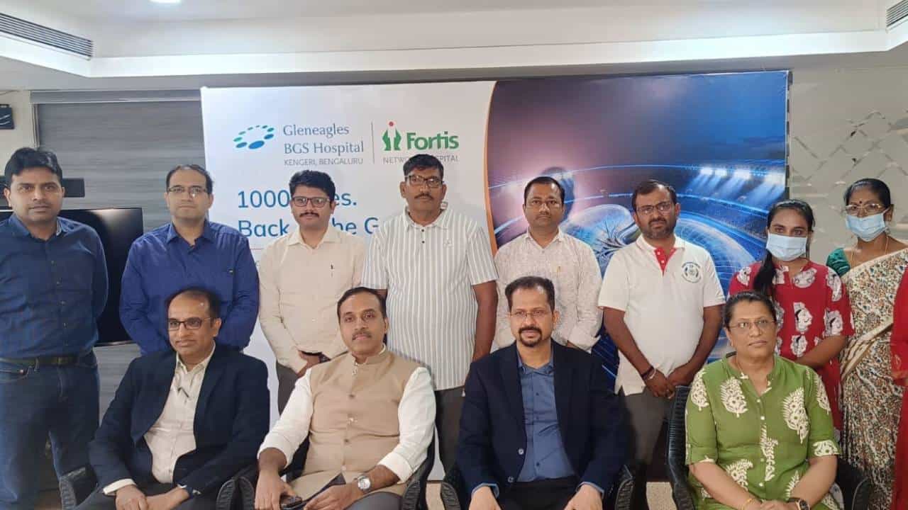 1000 ಮೂತ್ರಪಿಂಡ ಕಸಿ ಸಾಧನೆ: ಕಿಡ್ನಿ ಆರೈಕೆಯಲ್ಲಿ ‘ಗ್ಲೆನೀಗಲ್ಸ್ ಬಿಜಿಎಸ್ ಆಸ್ಪತ್ರೆ’ ಮೈಲಿಗಲ್ಲು