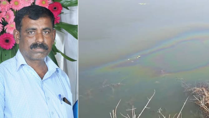 ಕೆರೆಗೆ ಕಾರು ಬಿದ್ದು ರೈತ ಸಂಘದ ಜಿಲ್ಲಾಧ್ಯಕ್ಷ ಸಾವು
