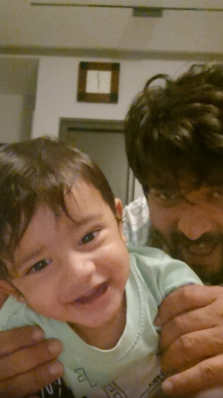 ಮಗನೊಂದಿಗಿನ ಮುದ್ದಾದ ವಿಡಿಯೋ ಹಂಚಿಕೊಂಡ ನಟ ಚಂದನ್