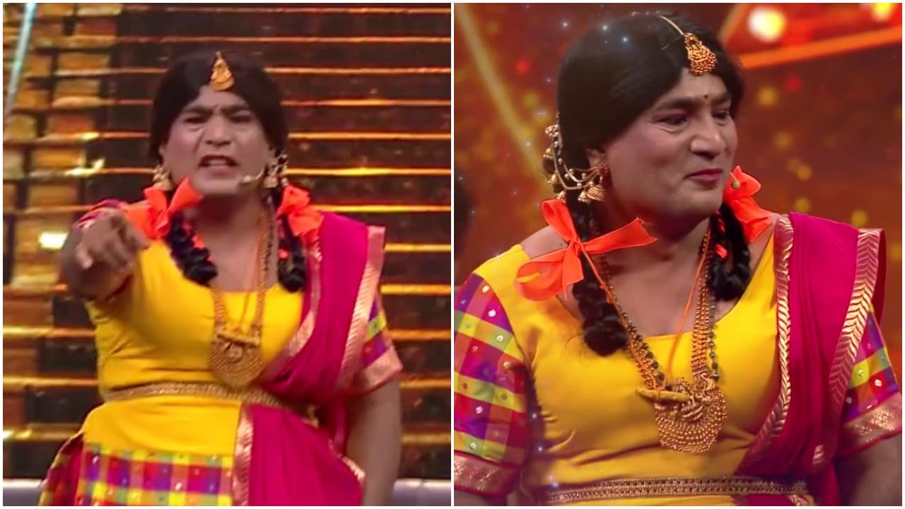 ಲೇಡಿ ಗೆಟಪ್ನಲ್ಲಿ ಗಮನ ಸೆಳೆದ ಚಂದ್ರಪ್ರಭ; ಎಲ್ಲರಿಗೂ ನಗುವೋ ನಗು ಲೇಡಿ ಗೆಟಪ್ನಲ್ಲಿ ಗಮನ ಸೆಳೆದ ಚಂದ್ರಪ್ರಭ; ಎಲ್ಲರಿಗೂ ನಗುವೋ ನಗು