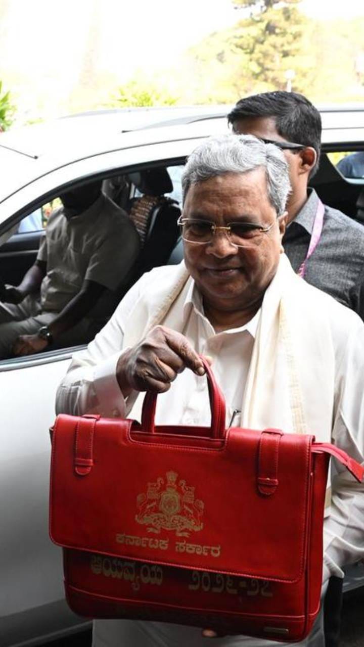 ಬಜೆಟ್ ಬ್ರೀಫ್​ಕೇಸ್ ಹಿಡಿದು ಶಕ್ತಿಸೌಧಕ್ಕೆ ಸಿಎಂ ಎಂಟ್ರಿ ಹೇಗಿತ್ತು ನೋಡಿ