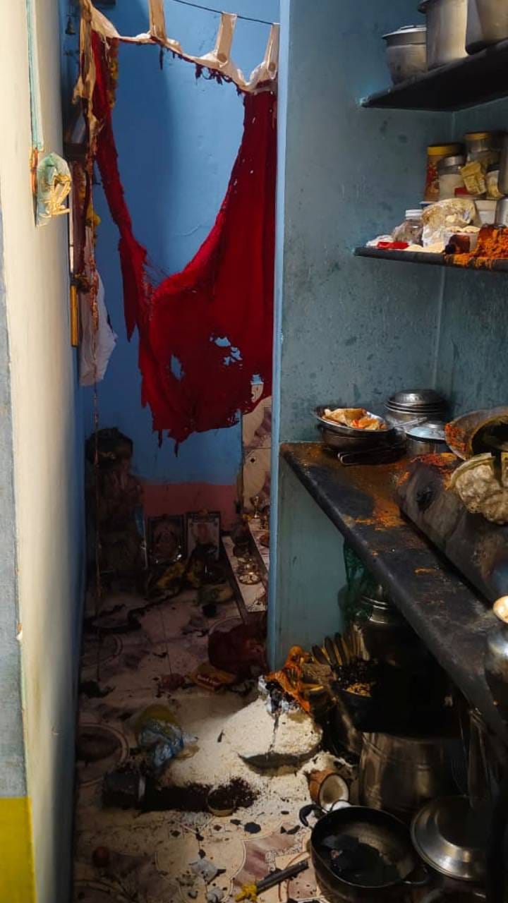 ಮನೆಯಲ್ಲಿ ಸಿಲಿಂಡರ್ ಸ್ಫೋಟ: ದಂಪತಿ ಪಾರು