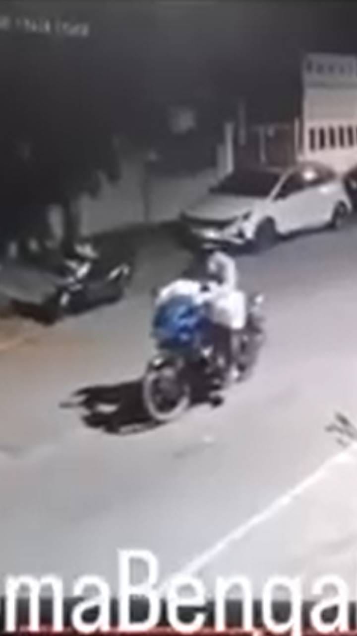 ಬೈಕ್​ನಲ್ಲಿ ಬಂದು ಸಿಲಿಂಡರ್​​ ಕದ್ದೊಯ್ದ ಭೂಪ