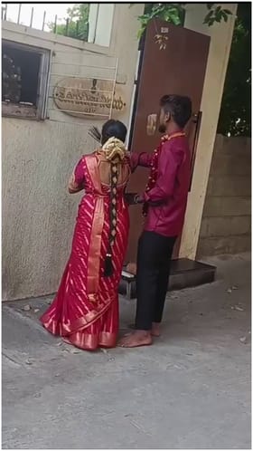 ಮದುವೆ ಬಳಿಕ ದರ್ಶನ್ ಮನೆಗೆ ಬಂದು ಪೂಜೆ ಮಾಡಿದ ಅಭಿಮಾನಿ