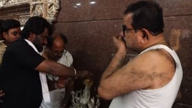 ದೇವಿಯನ್ನು ಹಾಲು ತುಪ್ಪದಿಂದ ಕಾಂಗ್ರೆಸ್‌ ಶುದ್ಧೀಕರಣ