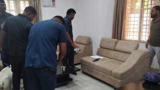 ರಶ್ಮಿಕಾ, ವಿಜಯ್ ಆರತಕ್ಷತೆ: ನವದಂಪತಿಗೆ ಆಶೀರ್ವಾದ ಮಾಡಿದ ಚಿರಂಜೀವಿ