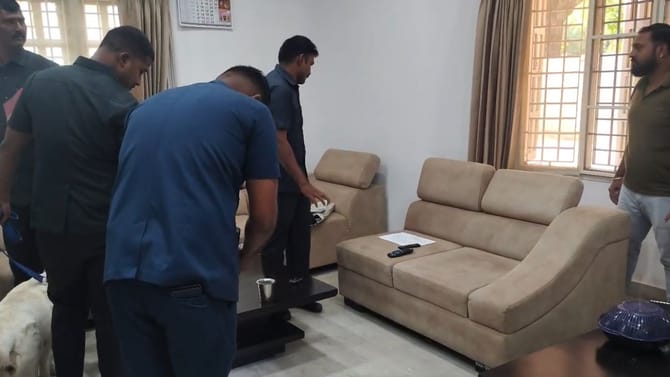 ದಾವಣಗೆರೆ ಜಿಲ್ಲಾಧಿಕಾರಿ ನಿವಾಸಕ್ಕೆ ಬಾಂಬ್ ಬೆದರಿಕೆ