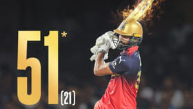 26 ಎಸೆತಗಳಲ್ಲಿ 61 ರನ್ ಚಚ್ಚಿದ ದೇವದತ್ ಪಡಿಕ್ಕಲ್