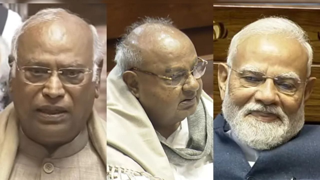 ಕಾಂಗ್ರೆಸ್​​ ಜೊತೆಗಿನ ಮದುವೆ ಹಿಂಸಾತ್ಮಕವಾಗಿದ್ದರಿಂದ ವಿಚ್ಚೇದನ: ಖರ್ಗೆ ಹೇಳಿಕೆಗೆ ದೇವೇಗೌಡರ ಕೌಂಟರ್​