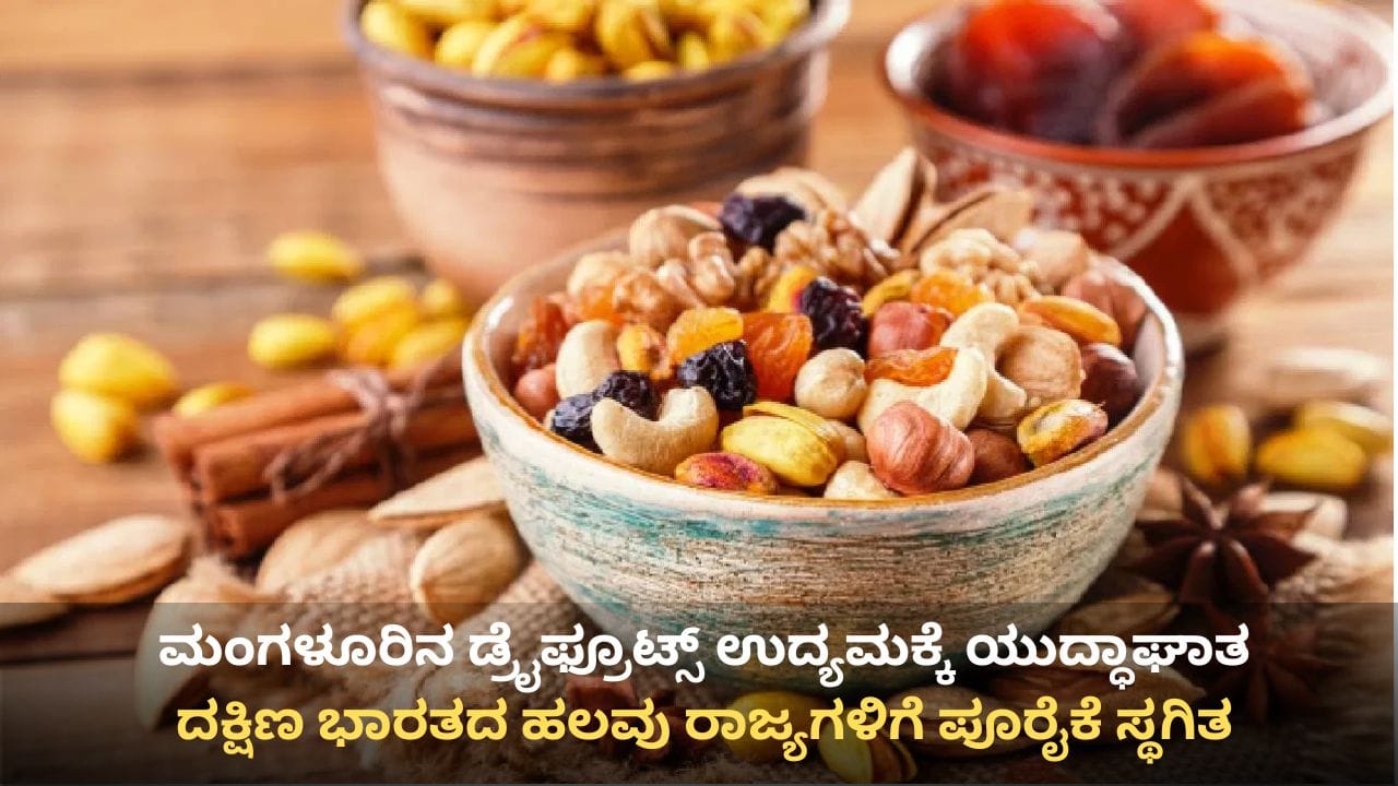 ಇಸ್ರೇಲ್-ಇರಾನ್ ಯುದ್ಧದಿಂದ ಕಂಗೆಟ್ಟ ಮಂಗಳೂರು ಡ್ರೈಫ್ರೂಟ್ಸ್ ಉದ್ಯಮ: ದಕ್ಷಿಣ ಭಾರತದ ಹಲವು ರಾಜ್ಯಗಳಿಗೆ ಪೂರೈಕೆ ಸ್ಥಗಿತ