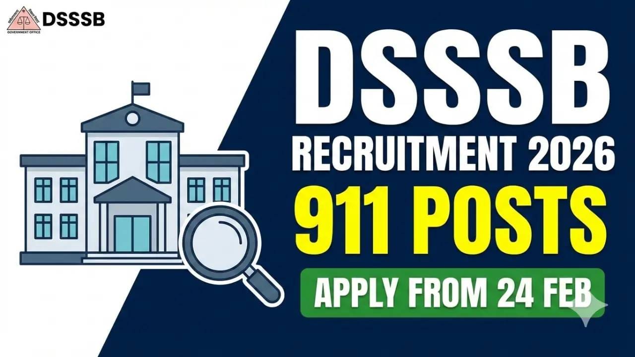 DSSSB Recruitment 2026: ಸರ್ಕಾರಿ ಉದ್ಯೋಗದ ಕನಸು ಕಾಣುತ್ತಿರುವವರಿಗೆ ಸುವರ್ಣಾವಕಾಶ: 10th ಪಾಸಾಗಿದ್ರೆ ಸಾಕು! DSSSB Recruitment 2026: ಸರ್ಕಾರಿ ಉದ್ಯೋಗದ ಕನಸು ಕಾಣುತ್ತಿರುವವರಿಗೆ ಸುವರ್ಣಾವಕಾಶ: 10th ಪಾಸಾಗಿದ್ರೆ ಸಾಕು!