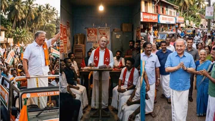 ಕೇರಳ ಚುನಾವಣಾ ಪ್ರಚಾರಕ್ಕೆ ಟ್ರಂಪ್, ಷಿ ಜಿನ್ಪಿಂಗ್, ಪುಟಿನ್! ಕೇರಳ ಚುನಾವಣಾ ಪ್ರಚಾರಕ್ಕೆ ಟ್ರಂಪ್, ಷಿ ಜಿನ್ಪಿಂಗ್, ಪುಟಿನ್!