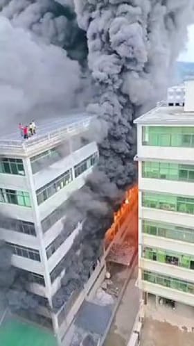 ಚೀನಾದ ಡೆಹುವಾದಲ್ಲಿ ಭೀಕರ ಅಗ್ನಿ ಅವಘಡ