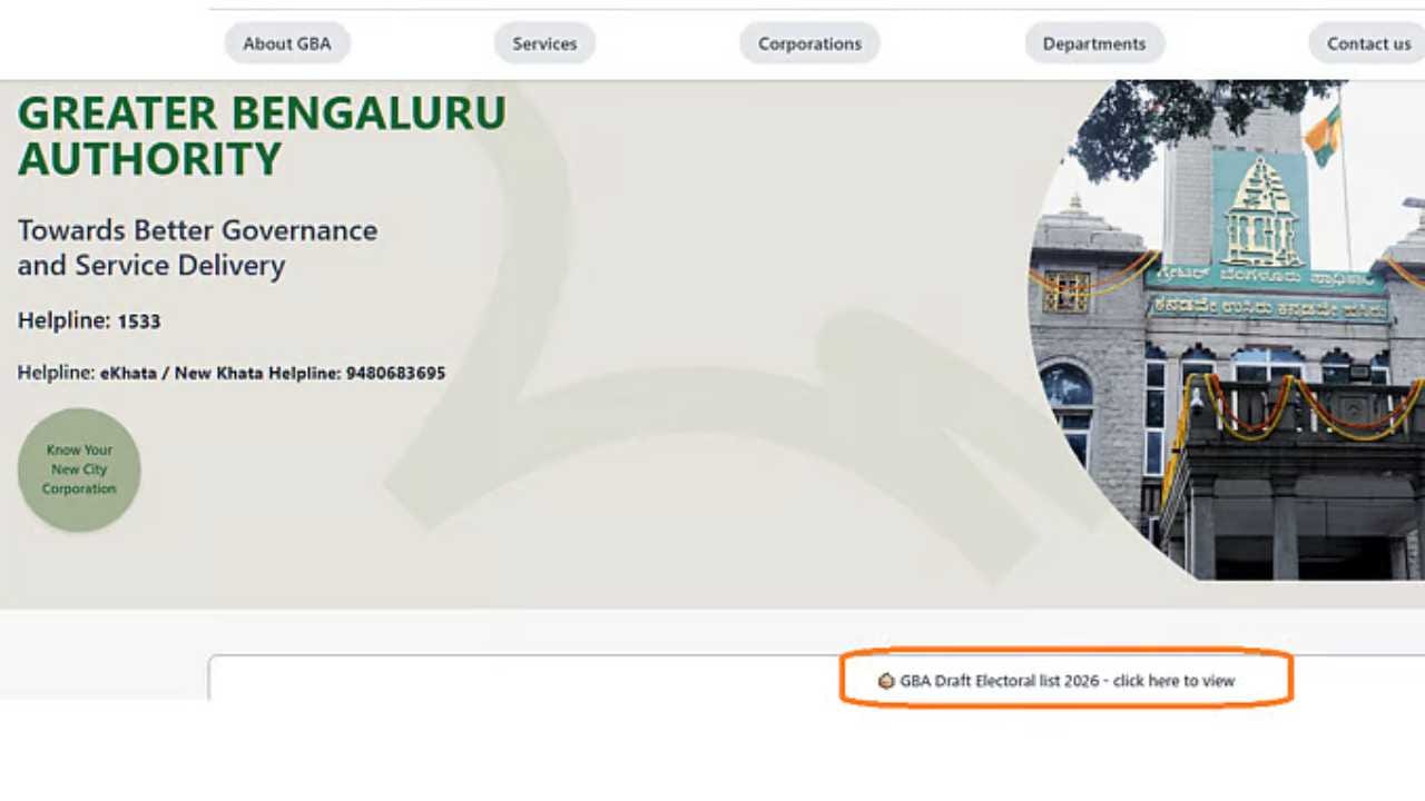 ಪಟ್ಟಿಯಲ್ಲಿ 45,69,193 ಪುರುಷರು, 43,20,583 ಮಹಿಳೆಯರು ಮತ್ತು 1,635 ಇತರೆ ಮತದಾರರ ಹೆಸರುಗಳಿದ್ದು, ವಿವರಗಳು ಅಧಿಕೃತ ವೆಬ್‌ಸೈಟ್‌ನಲ್ಲಿ ಲಭ್ಯವಿವೆ. ಮತದಾರರ ಪಟ್ಟಿಯಲ್ಲಿ ಹೆಸರು ಪರಿಶೀಲಿಸುವ ವಿಧಾನ ಇಲ್ಲಿದೆ. ಹಂತ 1: ಮೊದಲು ವೆಬ್‌ಸೈಟ್‌ನಲ್ಲಿ ಕಾಣಿಸುವ ನೋಟಿಫಿಕೇಶನ್ ಬ್ಯಾನರ್ ಮೇಲೆ ಕ್ಲಿಕ್ ಮಾಡಿ.
