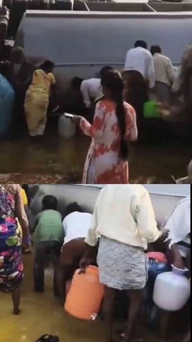 ತುಪ್ಪಕ್ಕಾಗಿ ಬಕೆಟ್-ಬಿಂದಿಗೆ ತಂದ ಜನ