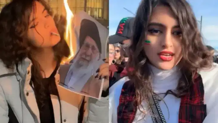 Video: ಖಮೇನಿ ಭಾವಚಿತ್ರಕ್ಕೆ ಬೆಂಕಿ ಹಚ್ಚಿ ಅದರಲ್ಲೇ ಸಿಗರೇಟ್ ಹೊತ್ತಿಸಿಕೊಂಡ ಯುವತಿ Video: ಖಮೇನಿ ಭಾವಚಿತ್ರಕ್ಕೆ ಬೆಂಕಿ ಹಚ್ಚಿ ಅದರಲ್ಲೇ ಸಿಗರೇಟ್ ಹೊತ್ತಿಸಿಕೊಂಡ ಯುವತಿ