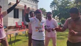 ಬಾಗಲಕೋಟೆ ಎಸ್ಪಿ ಸಿದ್ದಾರ್ಥ ಗೋಯೆಲ್ ನಿವಾಸದಲ್ಲಿ ಹೋಳಿ ಸಂಭ್ರಮ ನೋಡಿ!