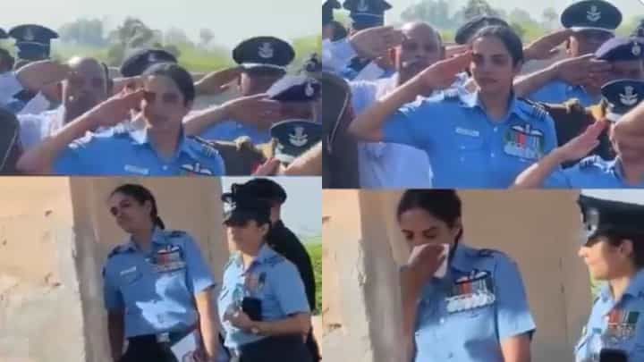 ಮದುವೆಗೆ ಸ್ವಲ್ಪ ದಿನ ಬಾಕಿ: ಸಮವಸ್ತ್ರದಲ್ಲೇ ವೀರ ಯೋಧ ಅನುಜ್ಗೆ ಅಂತಿಮ ವಿದಾಯ ಸಲ್ಲಿಸಿದ ಭಾವಿ ಪತ್ನಿ! ಮದುವೆಗೆ ಸ್ವಲ್ಪ ದಿನ ಬಾಕಿ: ಸಮವಸ್ತ್ರದಲ್ಲೇ ವೀರ ಯೋಧ ಅನುಜ್ಗೆ ಅಂತಿಮ ವಿದಾಯ ಸಲ್ಲಿಸಿದ ಭಾವಿ ಪತ್ನಿ!