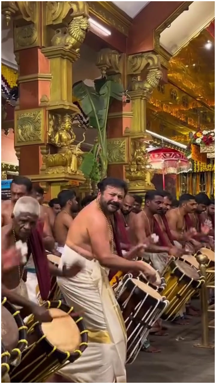 ದೇವರ ಎದುರು ಚಂಡೆ ಬಾರಿಸಿದ ಜಯರಾಂ