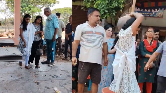 ಗಂಡು ಮಕ್ಕಳಿಲ್ಲದಿದ್ದರೇನು? ಅಂತ್ಯಕ್ರಿಯೆ ನಡೆಸಿದ ಇಬ್ಬರು ಹೆಣ್ಣು ಮಕ್ಕಳು!
