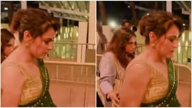 ಸೆಲ್ಫಿಗೆ ಕಾಜೋಲ್ ಮೇಲೆ ಮುಗಿಬಿದ್ದ ಫ್ಯಾನ್ಸ್; ಭಯಪಡುತ್ತಾ ಸಾಗಿದ ನಟಿ