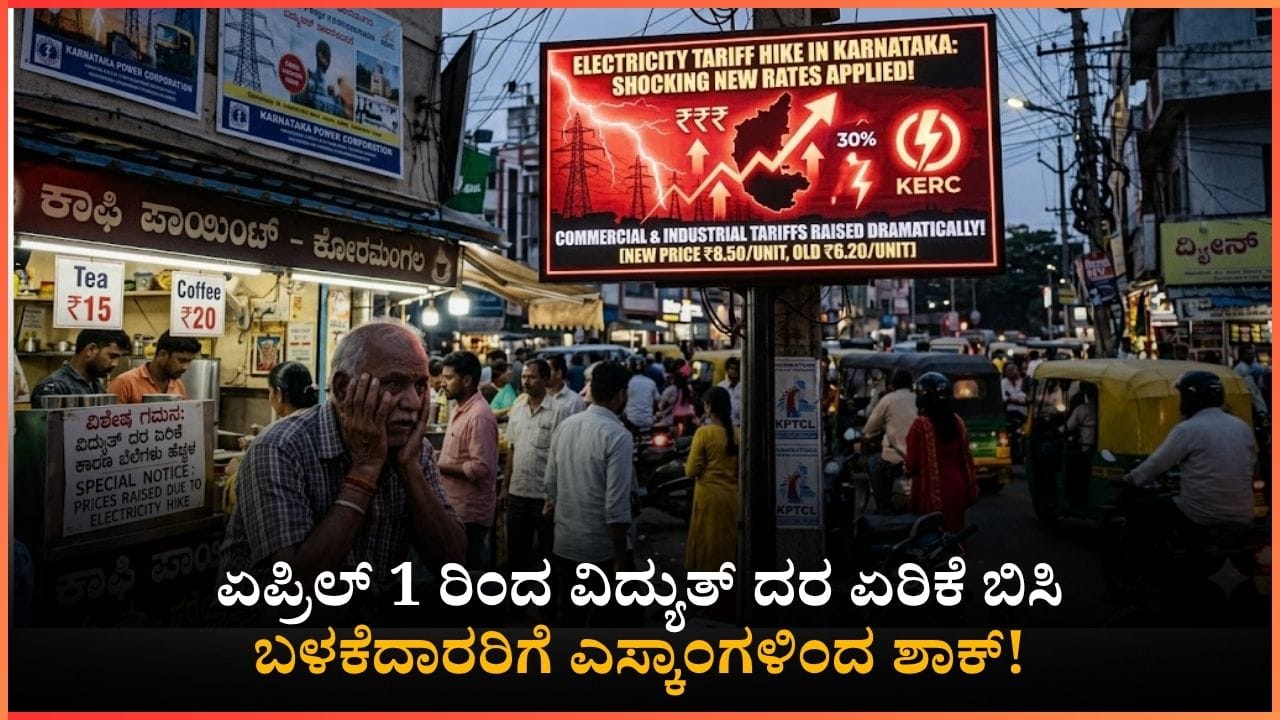 ಏಪ್ರಿಲ್ 1 ರಿಂದ ವಿದ್ಯುತ್ ದರ ಏರಿಕೆ ಶಾಕ್: ಎಸ್ಕಾಂಗಳಿಂದ ಹಳೆ ಬಾಕಿ ವಸೂಲಿ; ಯಾವ ವರ್ಗಕ್ಕೆ ಎಷ್ಟು ದರ ಏರಿಕೆ? ಏಪ್ರಿಲ್ 1 ರಿಂದ ವಿದ್ಯುತ್ ದರ ಏರಿಕೆ ಶಾಕ್: ಎಸ್ಕಾಂಗಳಿಂದ ಹಳೆ ಬಾಕಿ ವಸೂಲಿ; ಯಾವ ವರ್ಗಕ್ಕೆ ಎಷ್ಟು ದರ ಏರಿಕೆ?