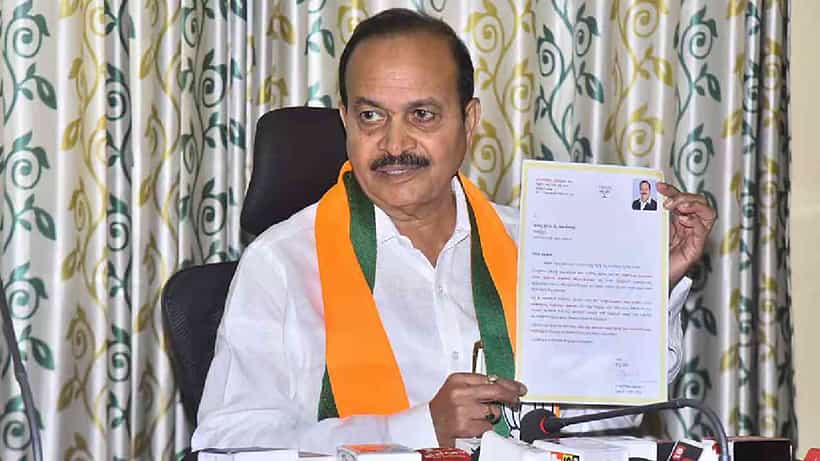 ಅಸಮಾಧಾನ ಸ್ಫೋಟ: ಕರ್ನಾಟಕ ಬಿಜೆಪಿ ಶಿಸ್ತು ಸಮಿತಿ ಅಧ್ಯಕ್ಷ ರಾಜೀನಾಮೆ
