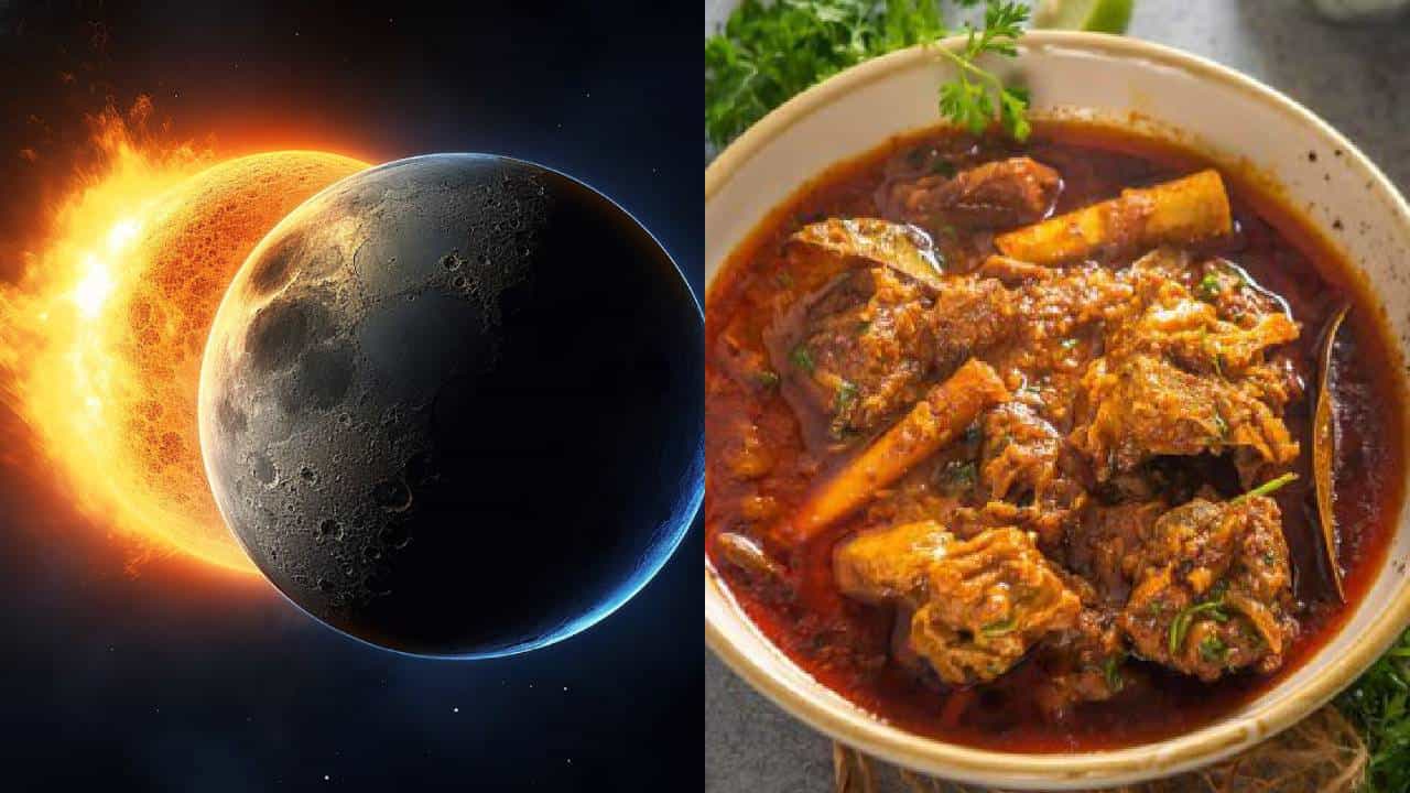 Chandra Grahan 2026: ಗ್ರಹಣ ಕಾಲದಲ್ಲಿ ಮಾಂಸಾಹಾರ ಸೇವಿಸಬಹುದೇ? ಜ್ಯೋತಿಷ್ಯ ಮತ್ತು ವಿಜ್ಞಾನ ಹೇಳುವುದೇನು? Chandra Grahan 2026: ಗ್ರಹಣ ಕಾಲದಲ್ಲಿ ಮಾಂಸಾಹಾರ ಸೇವಿಸಬಹುದೇ? ಜ್ಯೋತಿಷ್ಯ ಮತ್ತು ವಿಜ್ಞಾನ ಹೇಳುವುದೇನು?
