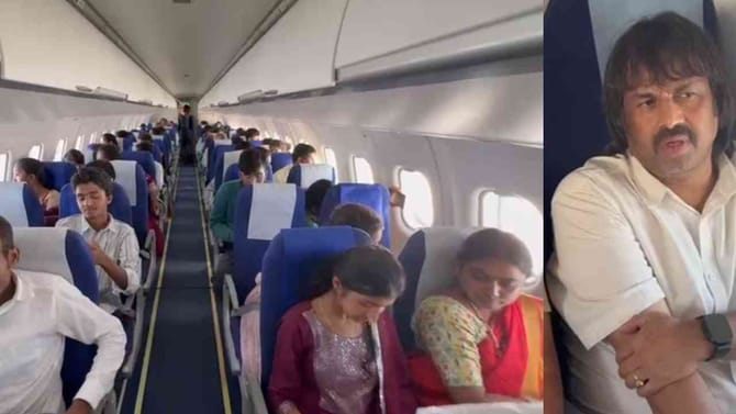 ಸಚಿವರ ಬರ್ತ್​​ಡೇ: ಸರ್ಕಾರಿ ಶಾಲೆ ಮಕ್ಕಳಿಗೆ, ಪೋಷಕರಿಗೆ ವಿಮಾನಯಾನ ಭಾಗ್ಯ