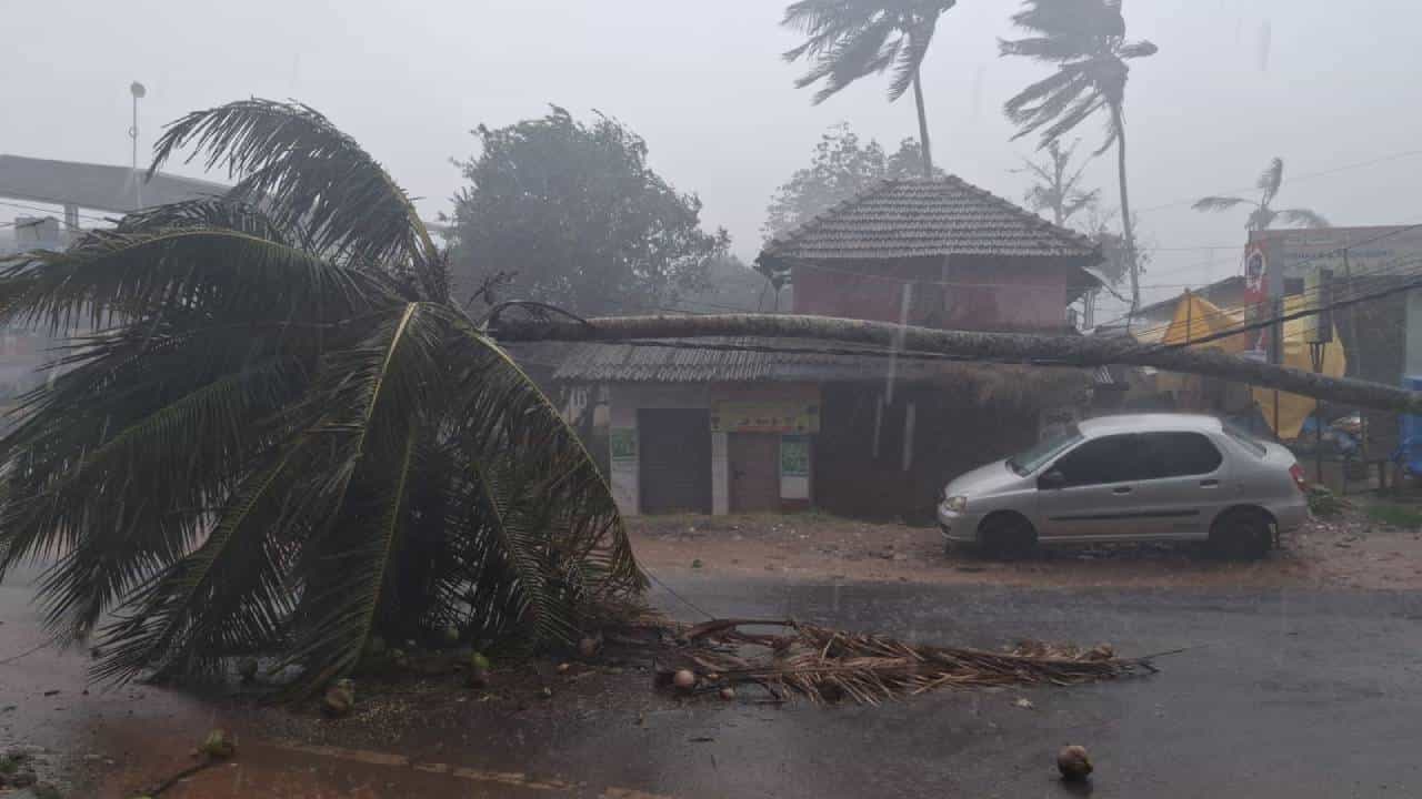 ರಾಜ್ಯದ ಕೆಲವೆಡೆ ಬಿರುಗಾಳಿ ಸಹಿತ ಮಳೆ: ಧಾರಾಕಾರ ಮಳೆಗೆ ಹಲವು ಅವಾಂತರ ರಾಜ್ಯದ ಕೆಲವೆಡೆ ಬಿರುಗಾಳಿ ಸಹಿತ ಮಳೆ: ಧಾರಾಕಾರ ಮಳೆಗೆ ಹಲವು ಅವಾಂತರ