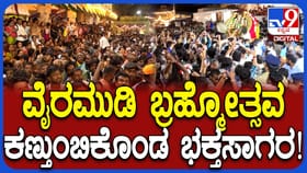 ಮೇಲುಕೋಟೆ ವೈರಮುಡಿ ಬ್ರಹ್ಮೋತ್ಸವ ನೋಡಲು ಭಕ್ತ ಸಾಗರ
