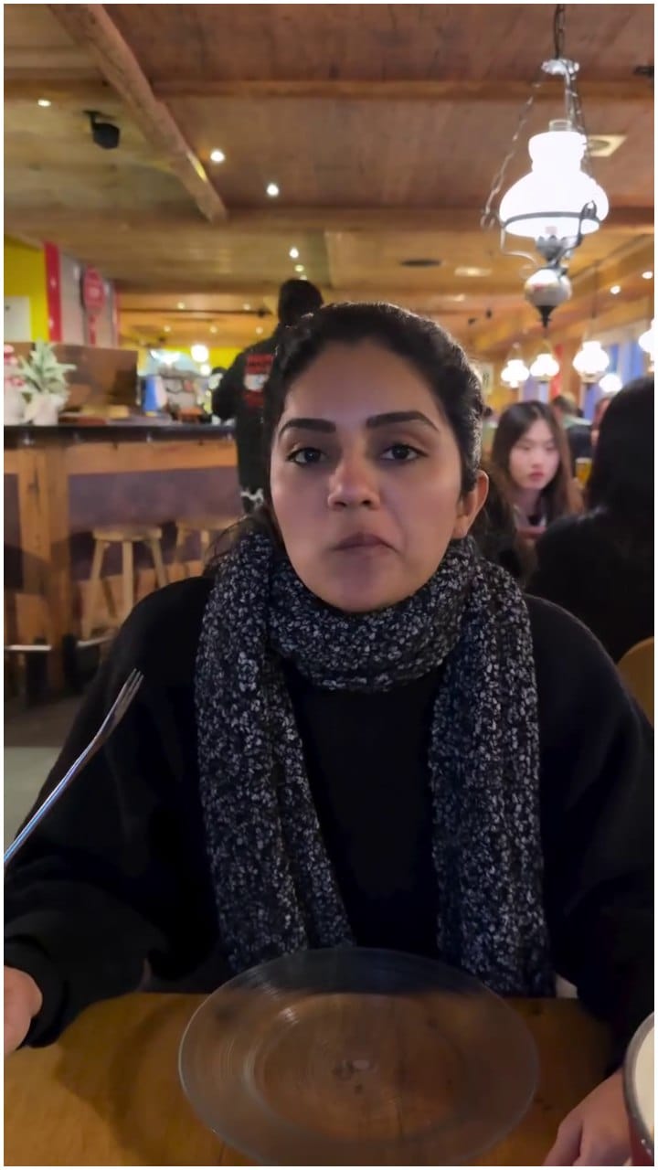 ಹಣ್ಣನ್ನ ಹೀಗು ತಿನ್ನಬಹುದು ಎಂದು ತೋರಿಸಿಕೊಟ್ಟ ಮೇಘಾ ಶೆಟ್ಟಿ