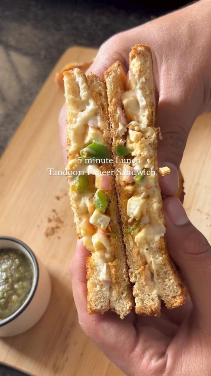 ತಂದೂರಿ ಪನೀರ್ ಸ್ಯಾಂಡ್ವಿಚ್ ರೆಸಿಪಿ