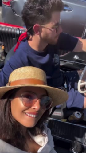 ಪತಿಯ ಜೊತೆ ಲಾಂಗ್ ಡ್ರೈವ್ ಹೊರಟ ನಟಿ ಪ್ರಿಯಾಂಕಾ ಚೋಪ್ರಾ: ವಿಡಿಯೋ